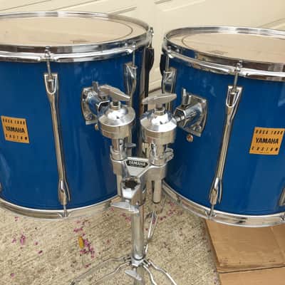 Yamaha Rock Tour Custom 22-10-12-14-16 1990's Cobalt Blue image 4