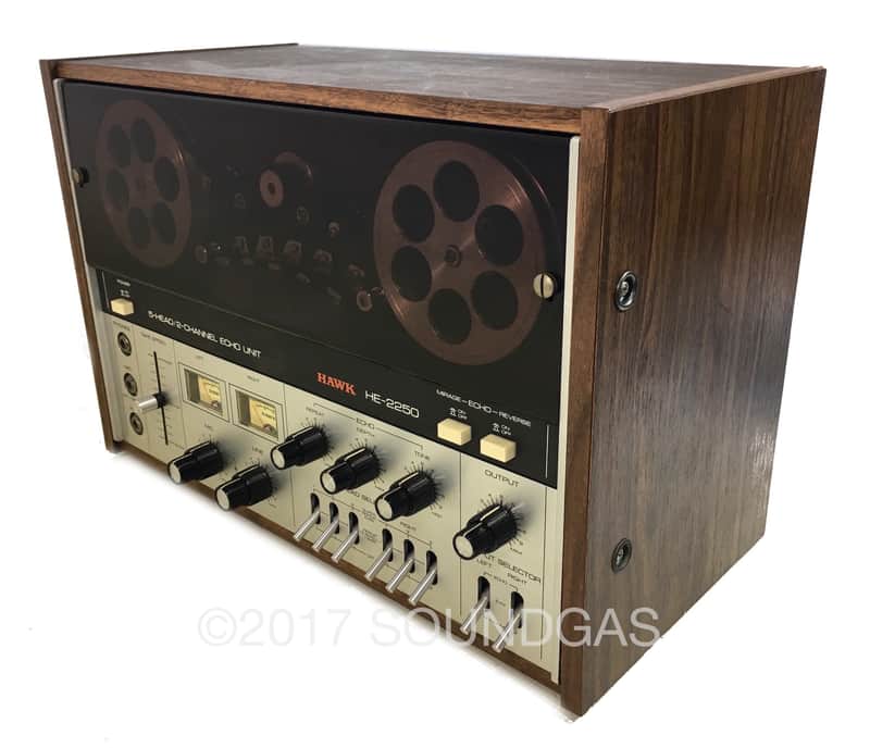 Hawk HE-2250 Superb Stereo Tape Delay - 5-Head/2-Channel Echo | Reverb