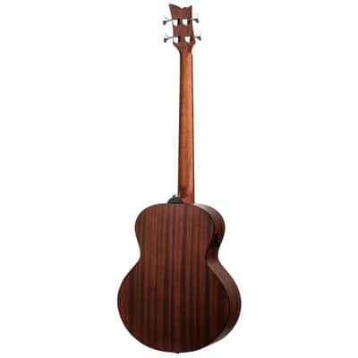 Ortega D7E-BFT-4 Deep Series 7 Spruce Top Mahogany Neck Medium Scale 4-String Acoustic-Electric Bass Guitar image 6