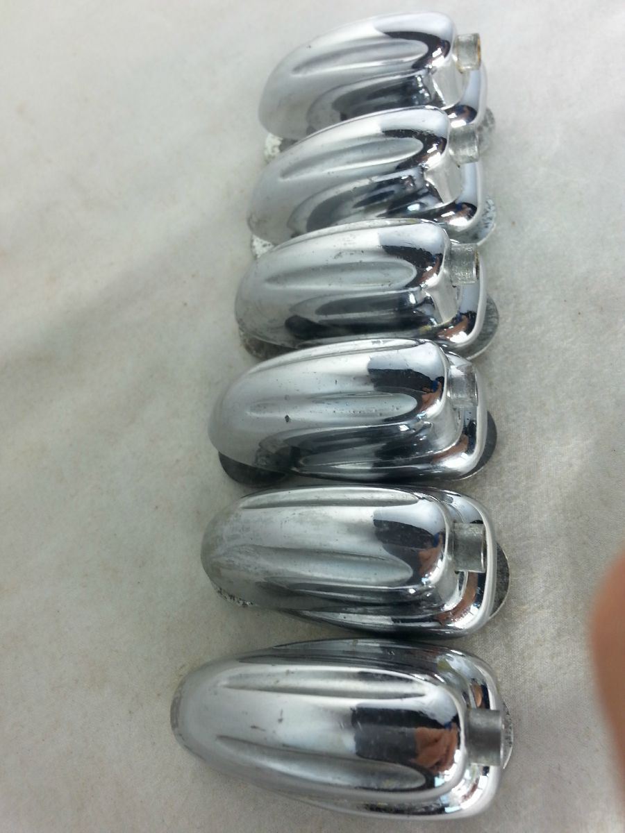 Slingerland 6x Sound King Tom Drum Lugs Chrome Big Hex/Washer Vintage 60s-70s — main photograph