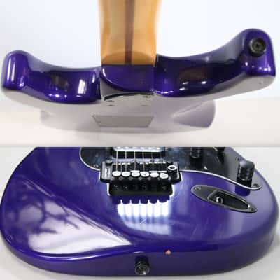 Squier Contemporary Stratocaster HSS with Floyd Rose 1989 Metallic Purple image 8