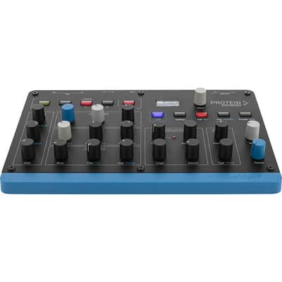 Waldorf Protein - 8 Voice Wavetable Synth with ASIC Microwave Oscillators, 4 Layers, Arpeggiator, Step Seencers, MPE, 2 Effect Slots, USB-MIDI, Compact and Lightweight image 2