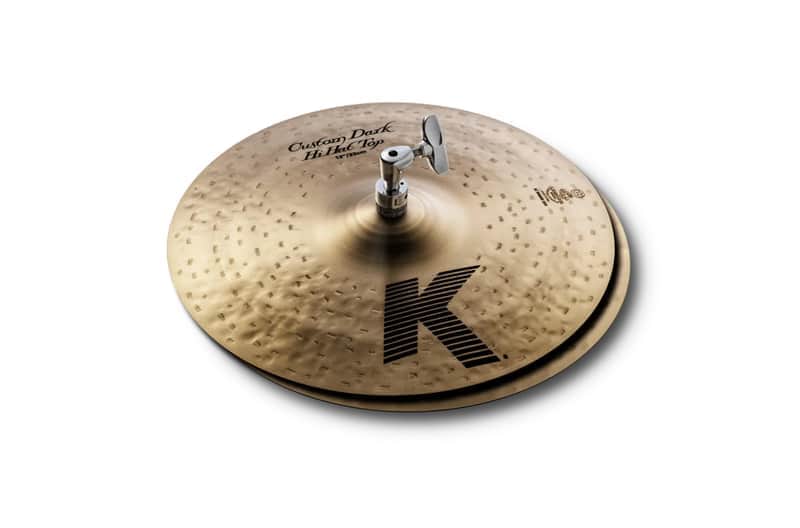 Zildjian 14" K Custom Dark HiHats Pair Cymbal image 1
