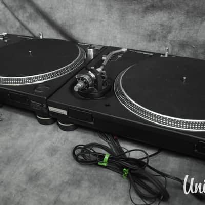 Technics SL-1200 MK5 Black pair Direct Drive DJ Turntable in very good Condition image 18