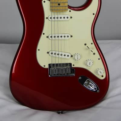 Fender Stratocaster Strat 2004 Candy Apple Red USA 50th Anniversary Clean with case image 4