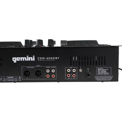 Gemini CDM-4000BT Dual DJ CD/USB Media Player w/Bluetooth/Mixer+Mic+Cable+Case image 14