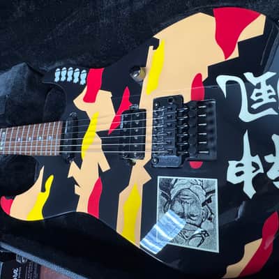 2013 ESP LTD GL-200K George Lynch Signature - Black with Kamikaze Graphic image 5