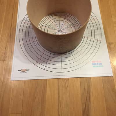 Drum Building Lug Layout Template image 1