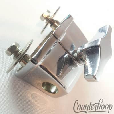 *Gibraltar Tom Drum 3/8" Rod Arm Post Mount Receiver Chrome 1 9/16" image 3