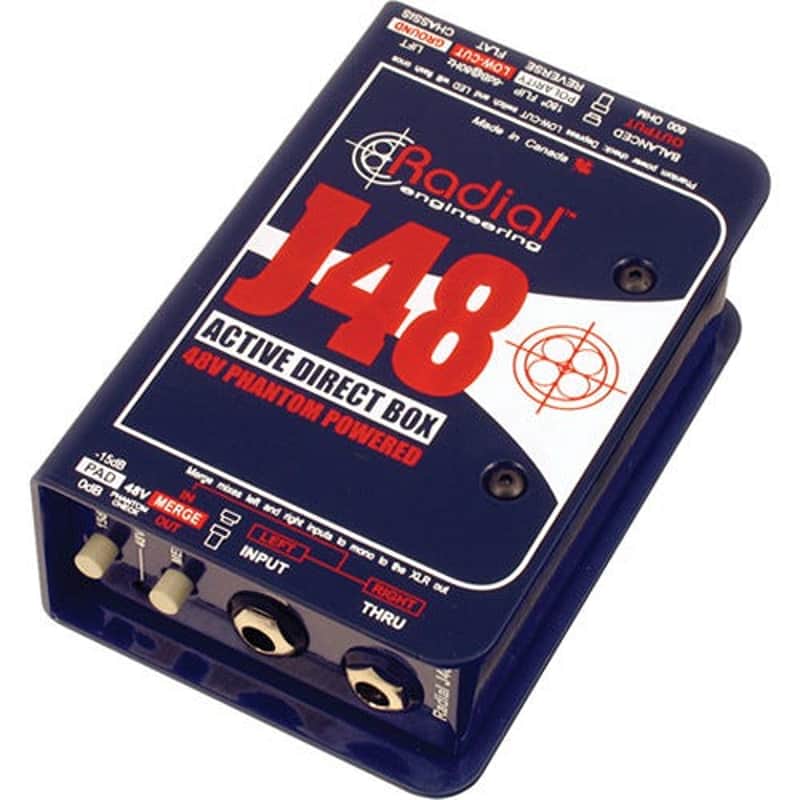 Radial Engineering J-Class J48 Active DI for Acoustic Guitar & Bass image 1