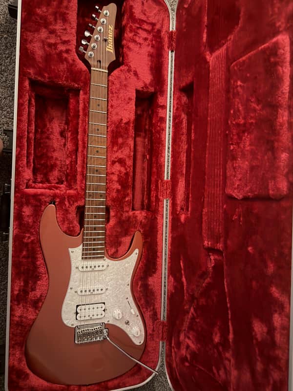 Ibanez AZ2204-HRM Prestige 2020 - Present - Hazy Rose Metallic image 1