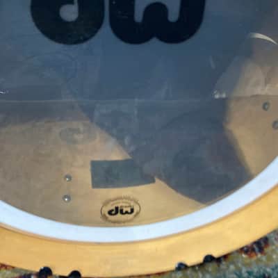 Terry Bozzio's DW - 16x14" Collector's Series Bass Drum 1998- Satin Ebony. Autographed! image 11