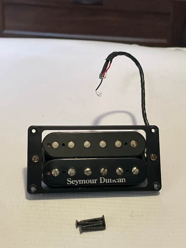 2007 Model USA Seymour Duncan TB-4 Trembucker Black Bridge Humbucker Guitar Pickup w/ Ring 17k image 1