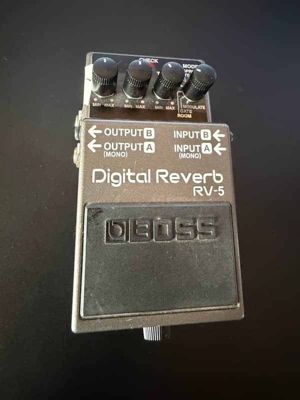 Boss RV-5 Digital Reverb (Dark Gray Label) 2002 - 2015 - Grey