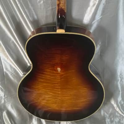 1953 D’Angelico New Yorker Archtop Acoustic Hollowbody Non-Cutaway Guitar Original Sunburst Finish w/Original Hard Shell Case image 14