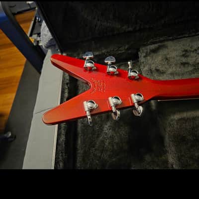 Dean Patents Pending V Custom Shop Reissue 2020 - Trans Cherry Sunburst image 7