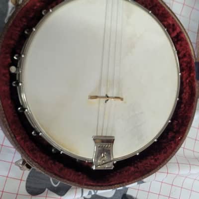 1920's? Triple X Super 17 fret Tenor Banjo, HC William L Lange image 18