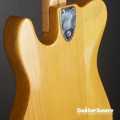 Fender Telecaster Deluxe Natural Blonde 1976 Original Vintage (Cod.1429VG) image 12