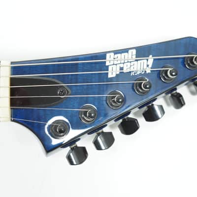 ESP x BanG Dream! M-II SAYO HIKAWA Roselia Model Artist Guitar Flame Maple Alder Pau Ferro image 6