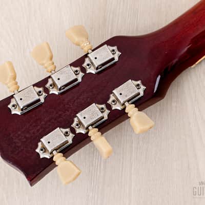 1962 Gibson ES-335 TDC Vintage Semi-Hollow Guitar Cherry w/ Bigsby, Pat # Pickups, Lifton Case image 5