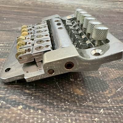 80s Kahler Standard Type Tremolo Bridge Chrome No Logo Made in Japan image 6