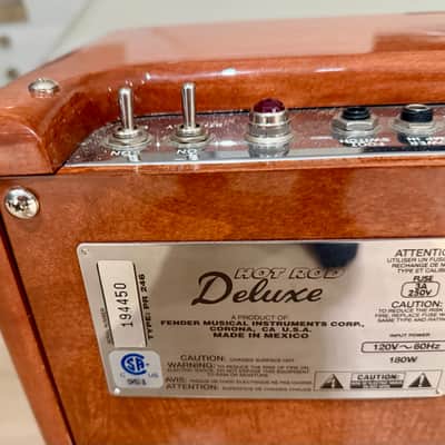 Limited Edition Fender Hot Rod Deluxe Maple Woody 2010s - Maple image 4