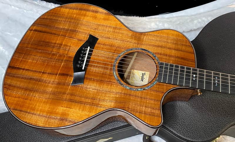 NEW! Taylor Custom 724ce Acoustic-Electric Guitar - Natural Gloss - AAAAA Hand Picked Koa - WOW! Authorized Dealer - G06770 image 1