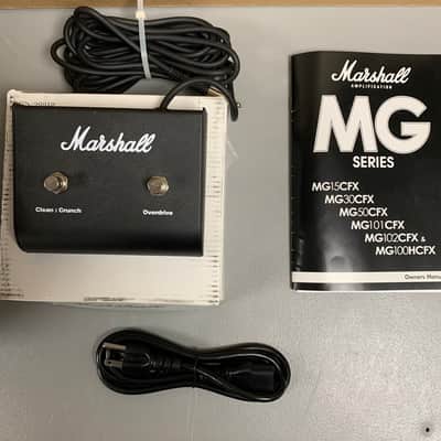 Marshall MG Carbon Fiber MG100HCFX 100-Watt Solid State Guitar Amp Head 2011 - 2018 - Black Carbon Fiber image 2