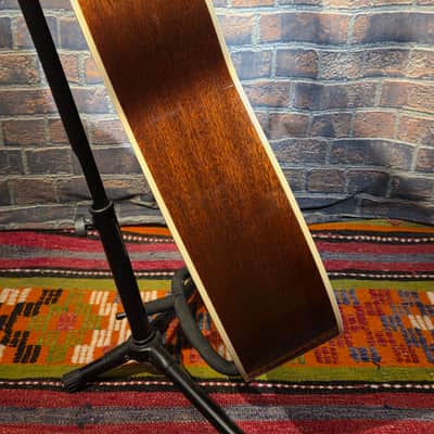 Vintage 1960s Harmony H1260 Sovereign Refinished Sunburst - Neck Set $ Repaired Cracks image 9