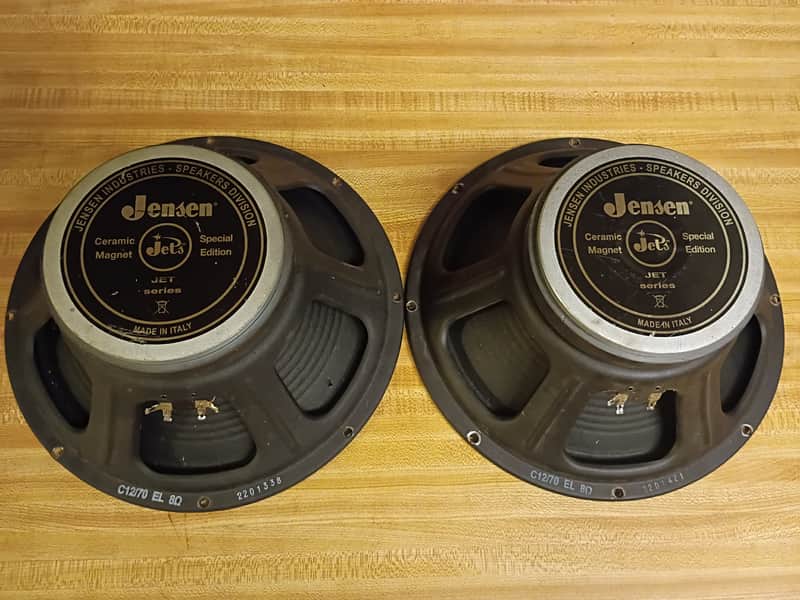 2 x Jensen Electric Lightning C12/70 8ohm image 1