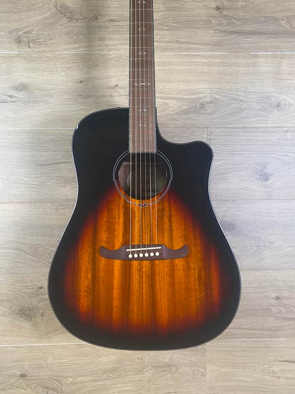Fender DE FA-325CE Dao Exotic, Walnut Fingerboard, 3-Color Sunburst image 1