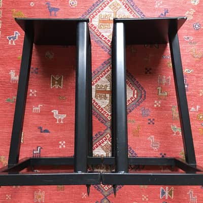Vintage Target Audio Products Audiophile Speaker Stands 1980s - Black image 3