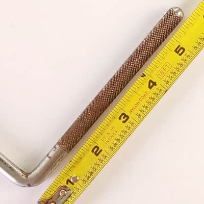 Gretsch Cymbal L-Arm Rod Chrome Bass Drum Mount Holder Diamond Knurling 3/8x5x10 image 2