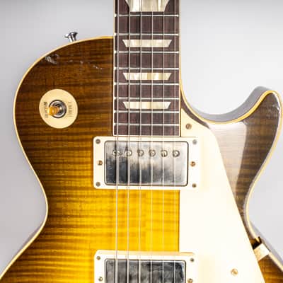 Gibson 59 Les Paul Std Murphy Aged , Green lemon Fade | DEMO image 7