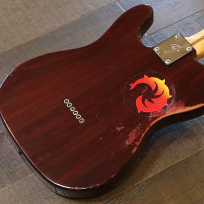 Vintage! 1978 Fender Telecaster Electric Guitar Wine Red + OHSC image 12