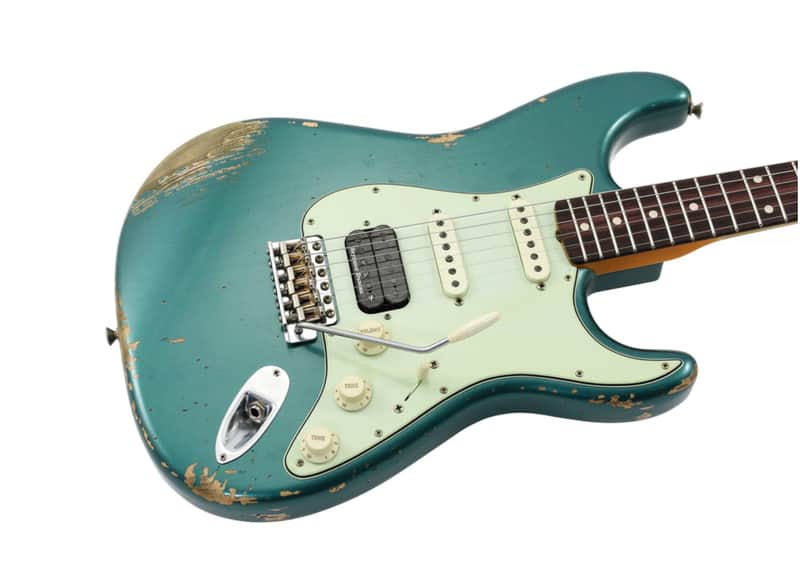 Fender Custom Shop 1962 Stratocaster HSS Heavy Relic Sherwood Green Metallic with Jeff Beck bridge pickup (unplayed) image 1