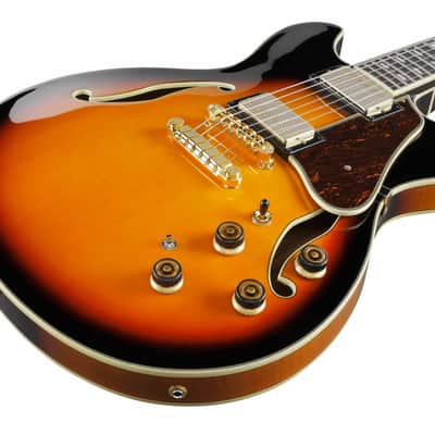 Ibanez AS113-BS Artstar AS Hollow Body Guitar 6-String - Brown Sunburst + Case image 4