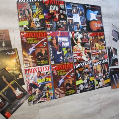 Fender Frontline Back Issues 1990's + Case Candy tags etc. image 1