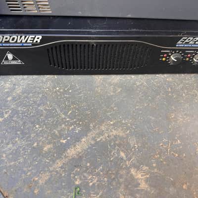 Behringer Europower EP2500 2 x 1200-Watt Power Amplifier 2000s - Black image 1