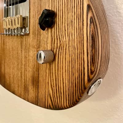 Partscaster Telecaster Roasted Ash Body HS Pickup One Piece Maple Neck 2026 - Roasted Clear image 9