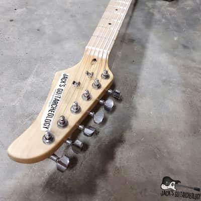 Jack's Guitarcheology "The Stratocrapper" Toilet Seat Electric Guitar (2021, Oly. White Relic) image 18