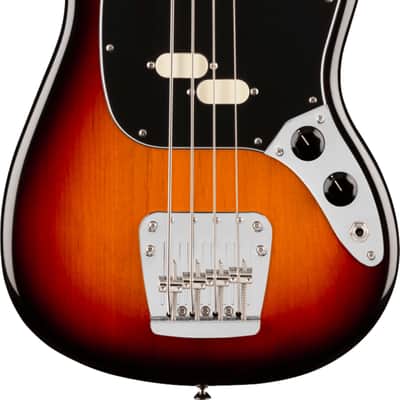 Fender American Professional Classic Mustang Bass 4-String Bass Guitar, Rosewood Fingerboard, 3-Color Sunburst image 2