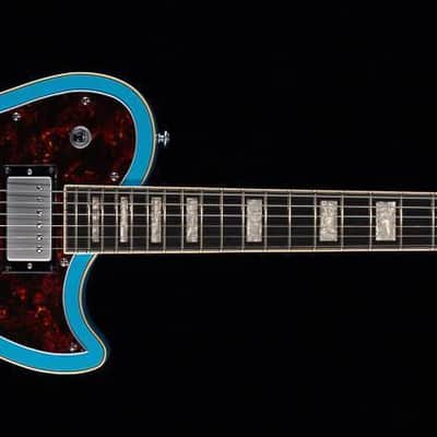 D'angelico Premier Brandon "Taz" Niederauer Atlantic Sonic Blue (376) image 3