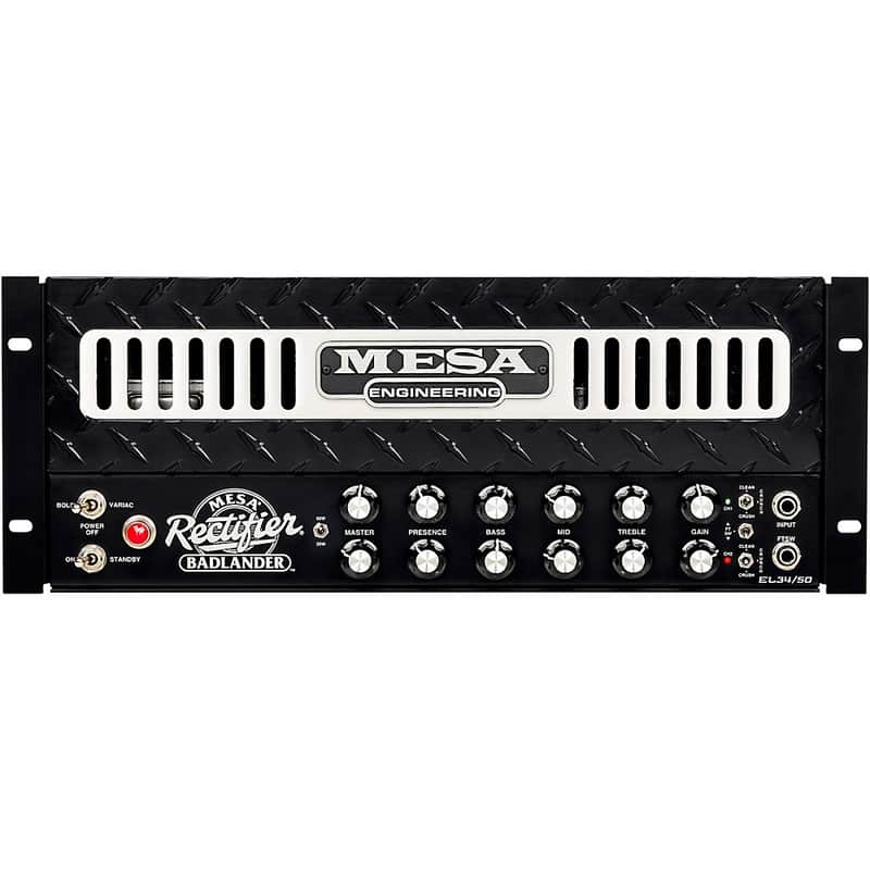 MESA/Boogie Badlander 50 Rackmount Guitar Tube Head Regular Black image 1
