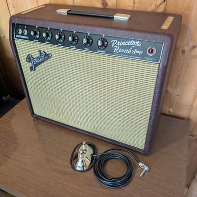 Fender '65 Princeton Reverb Reissue FSR Limited Edition Bordeaux Reserve 1x12" with Jupiter M12C image 1