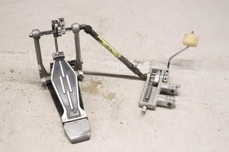 Pearl Single Chain Double Bass Drum Kick Pedal Converter Vintage 1990's image 1