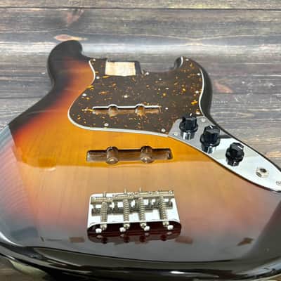 2010-12 Fender Japan JB-62US Jazz Bass Body Alder Sunburst Made in Japan image 6