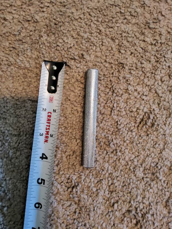 Ludwig Atlas 4" Accessory Rod LAP4RD 2020 - Chrome image 1