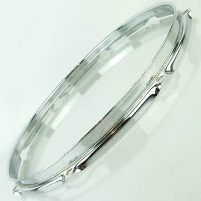 Ludwig 13" 8-Lug 1.6mm Tom Drum Rim/Hoop Vintage80s Chrome Plating Monroe Batter image 2