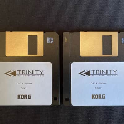 Korg Trinity System ROM Version 2.4.1 Operating System Disk Set (Latest SoloTRI)